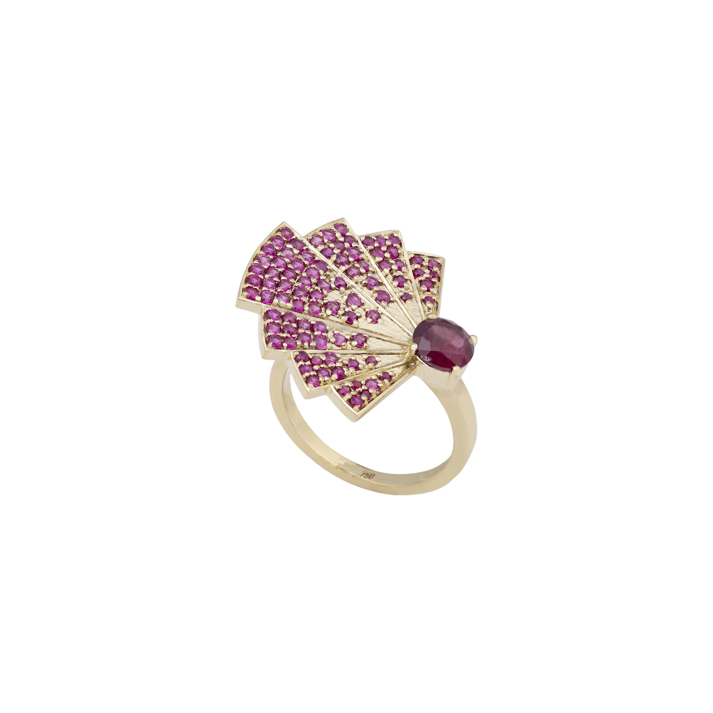 Sevilla Ruby Fan Ring